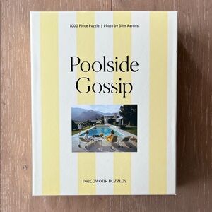 Poolside Gossip 1000 Piece Puzzle - Yellow